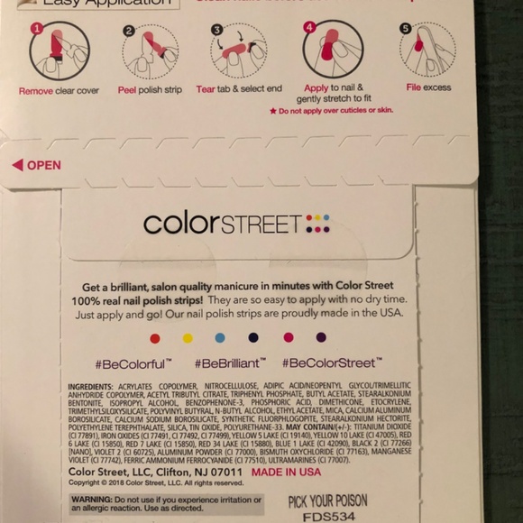 Color Street Pick Your Poison Nail Polish Strips - Picture 2 of 3